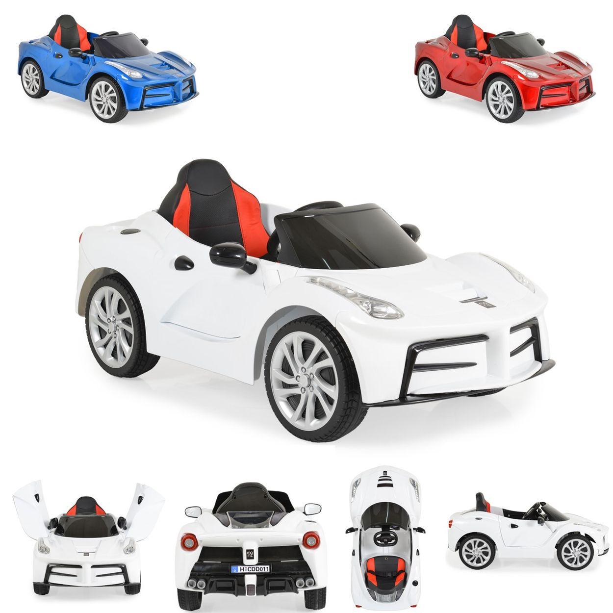 Moni Kinder Elektroauto Liberty, Fernbedienung EVA-Reifen Rücklichter Gurt MP3