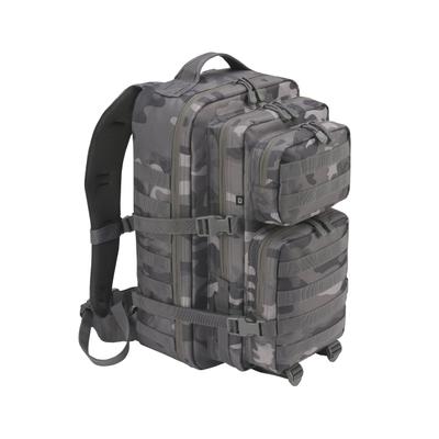Rucksack BRANDIT "Brandit Accessoires US Cooper Backpack Large", Gr. onesize, grau (grau camo), Polyester, Rucksäcke Rucksack