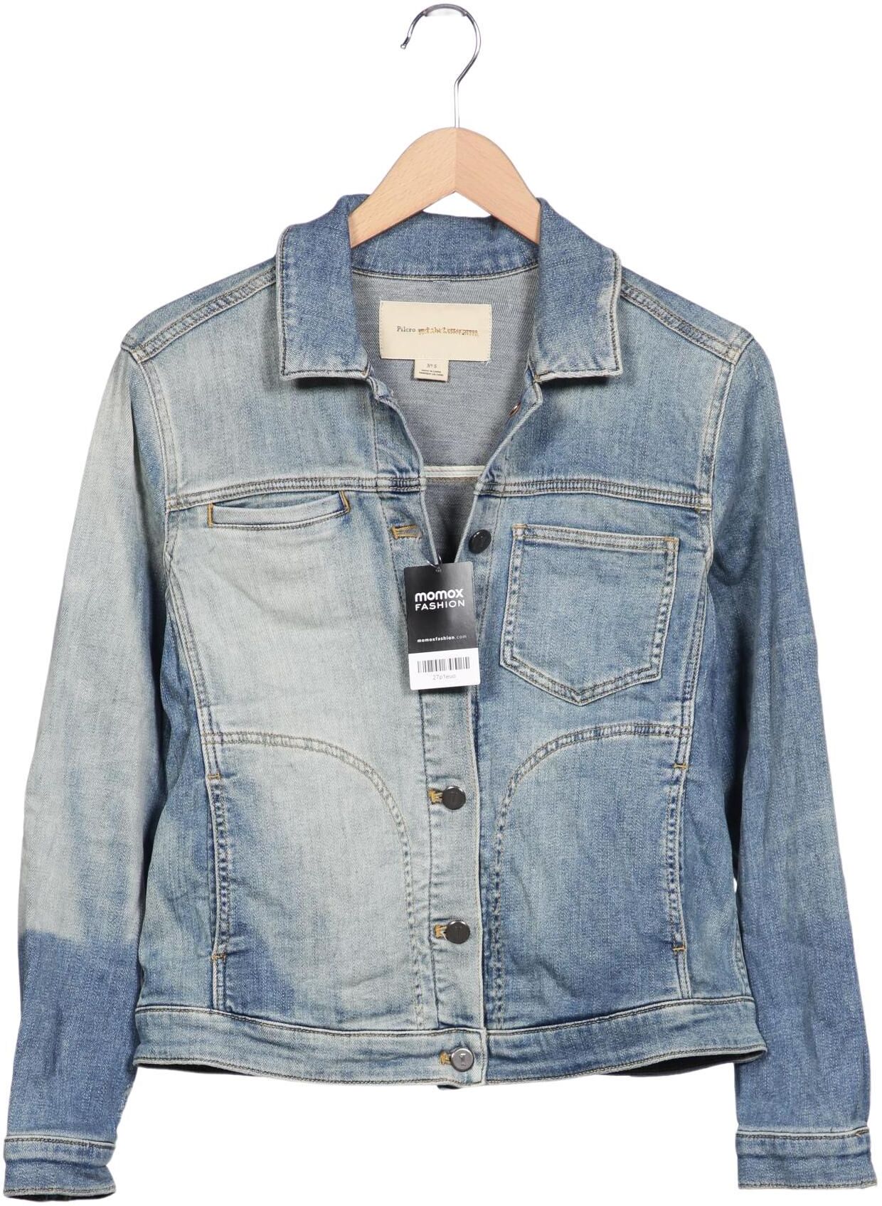 Anthropologie Damen Jacke, Hellblau, Gr. S, Baumwolle / Elasthan - Second Hand