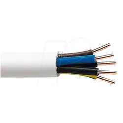 NYM J5X1,5 25M - Mantelleitung NYM-J - 5 x 1,5 mm2, 25 m