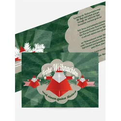 Weihnachtsgrußkarten geschäftlich selbst gestalten mit Spruch und Fotos im Onlinedesigner bei Meine-Kartenmanufaktur.de