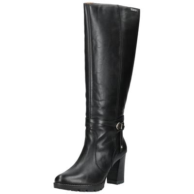 High-Heel-Stiefelette PIKOLINOS "PIKOLINOS Stiefelette Leder", Damen, Gr. 39, schwarz, Leder, Schuhe
