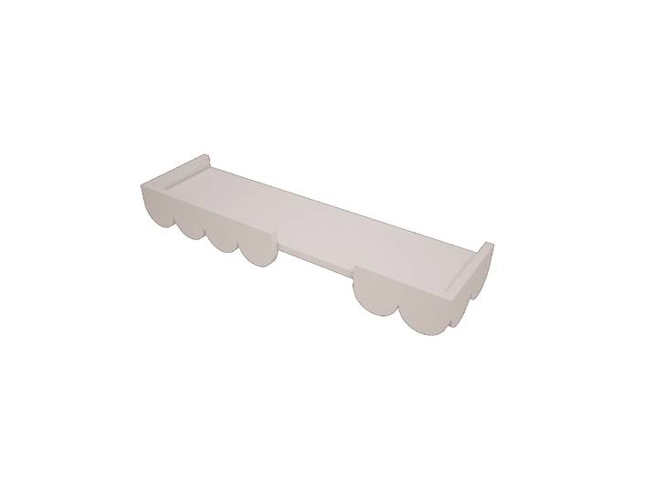 Etagère murale Wood Luck Babushka Blanc
