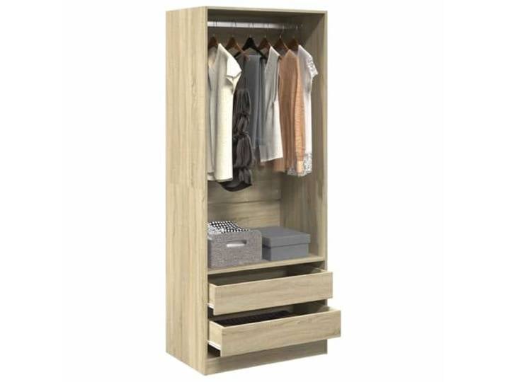 HKLGBVCR Kleiderschrank, Eiche Sonoma, 80 x 50 x 200 cm