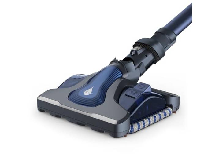 Rowenta ZR009600 Aqua Head für X-Force Akku-Staubsauger gleichzeitig saugen und wischen abnehmbarer Wassertank vorwärts und rückwärts saugen inkl. 2 Mikrofasertücher Blau/Grau