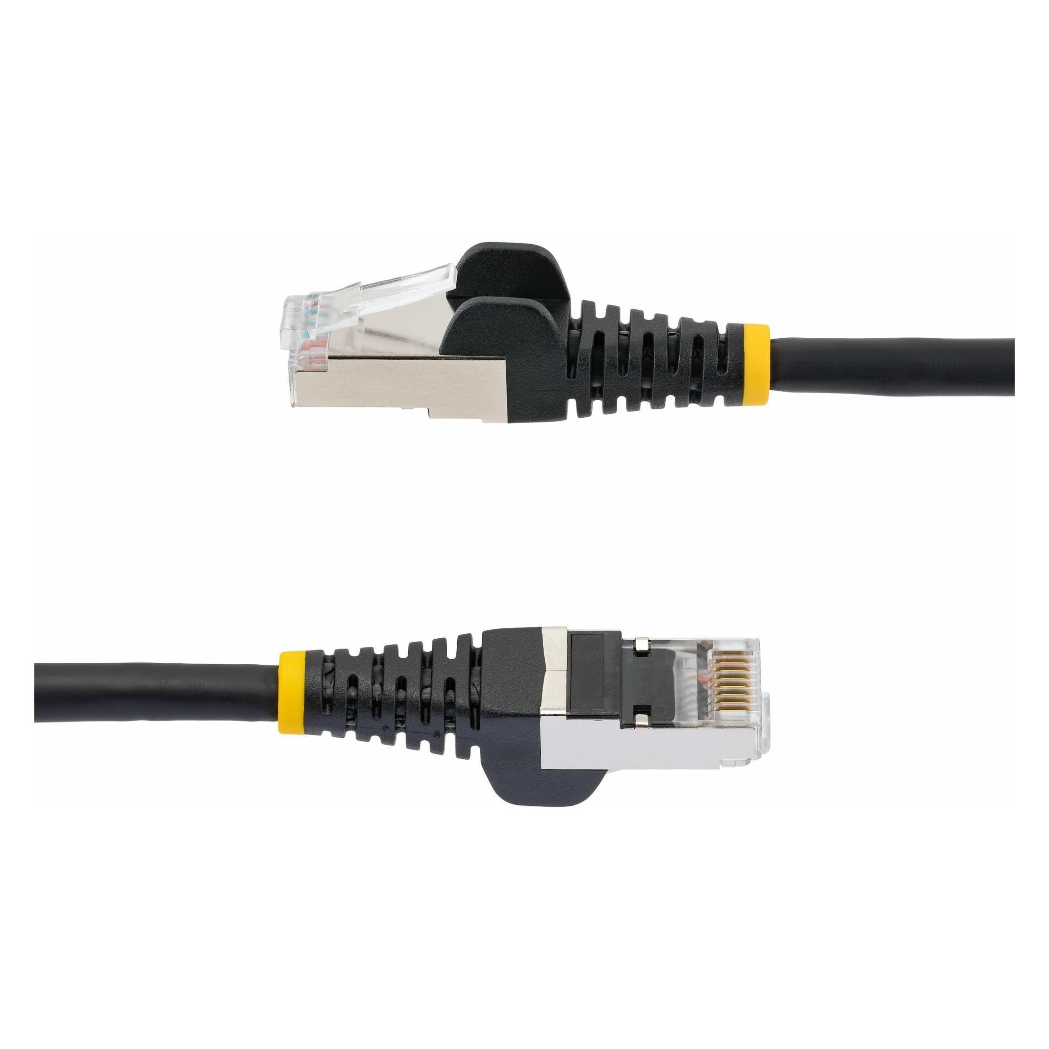 StarTech COM 3m CAT6a Kabel LSZH 10 Gigabit RJ45 LAN Kabel SFTP Patchkabel CAT6a Verlegekabel Abgesc (S/FTP, CAT6a, 3 m) (NLBK-3M-CAT6A-PATCH)
