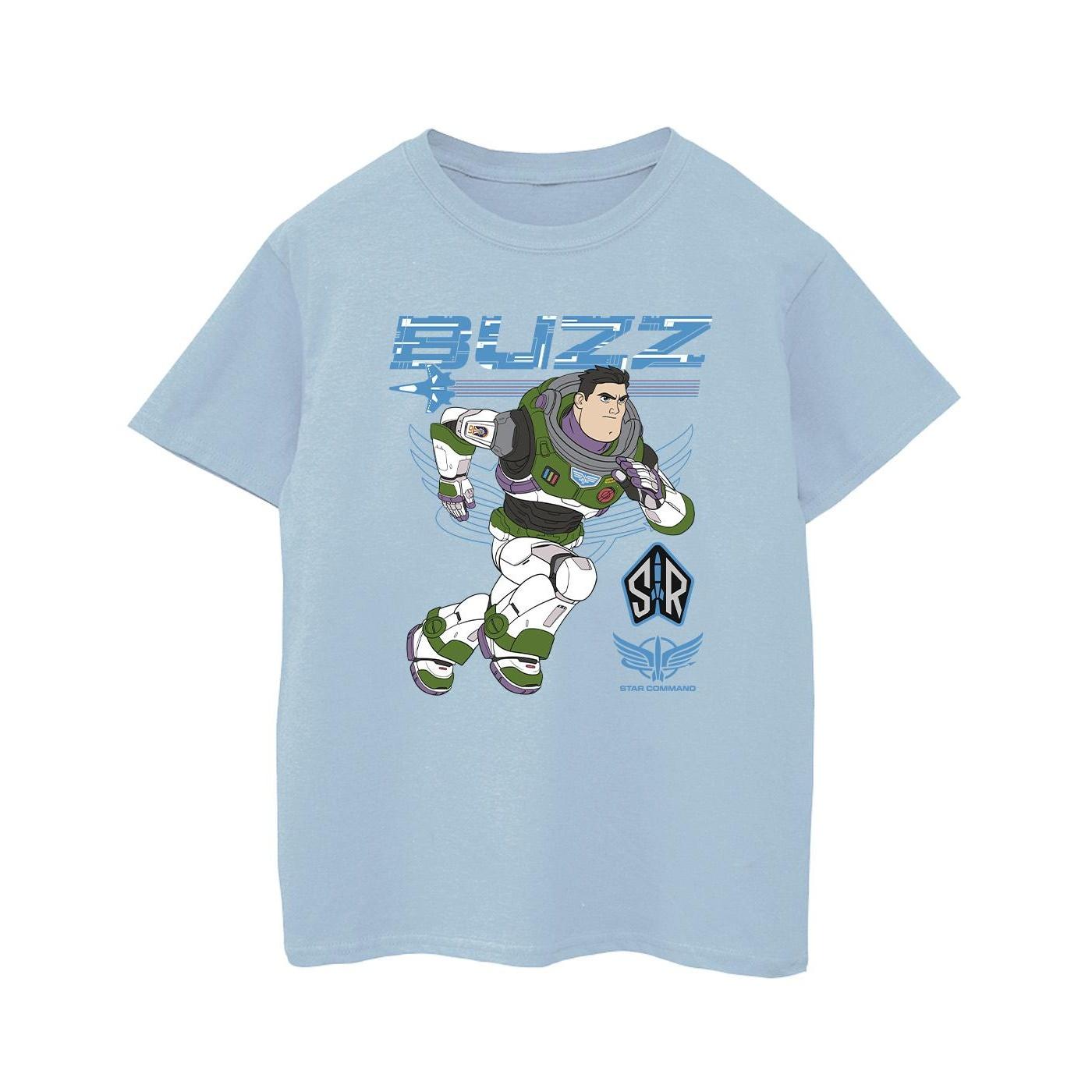 Disney Jongens Lightyear Buzz Run To Action T-Shirt (Babyblauw)
