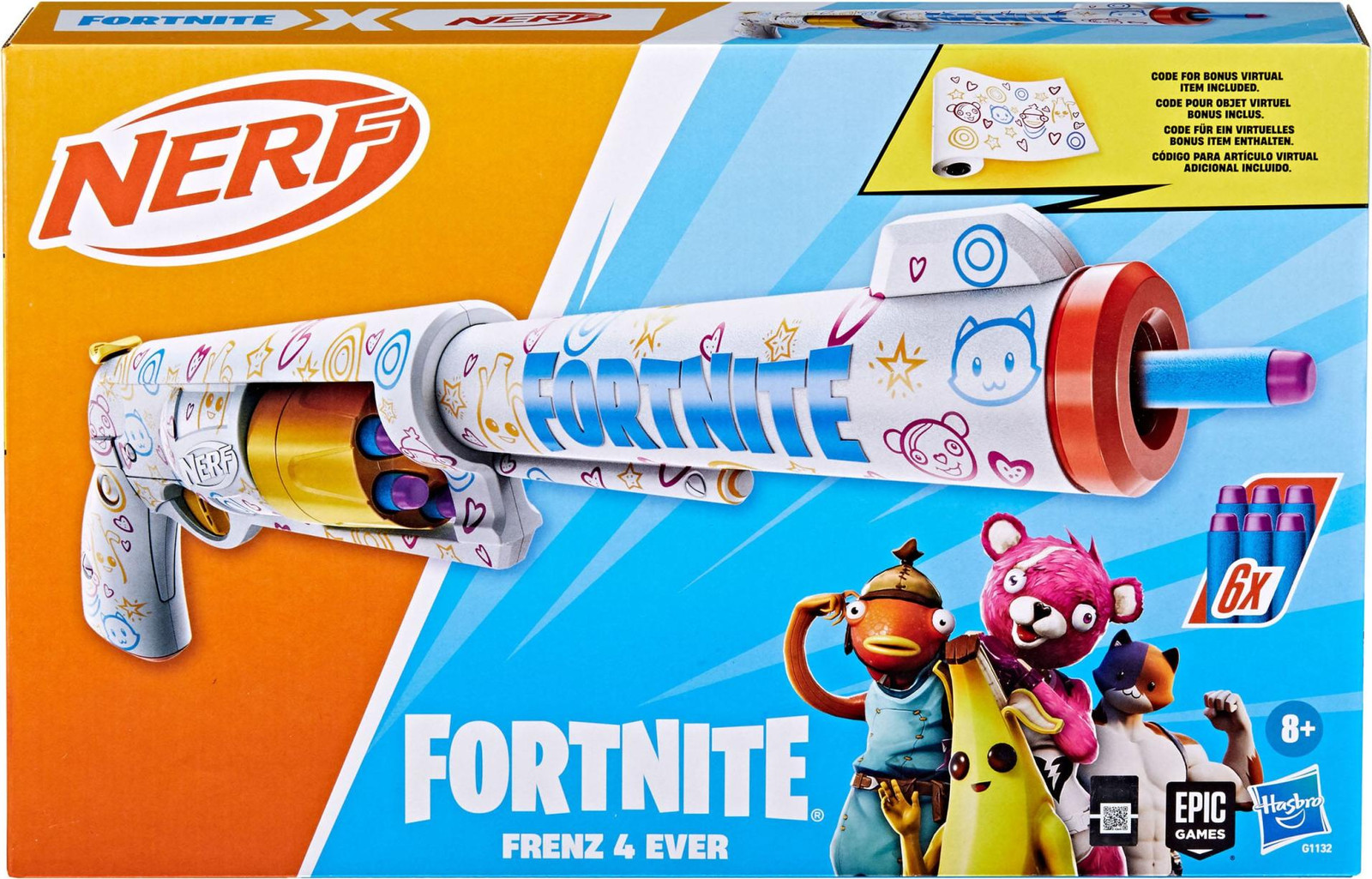 Hasbro NERF Fortnite Frenzy 4 Ever Blaster
