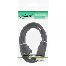 INLINE HDMI Mini Kabel, HDMI-A St/HDMI-C St, schwarz, 1.5m, verg. Kontakte