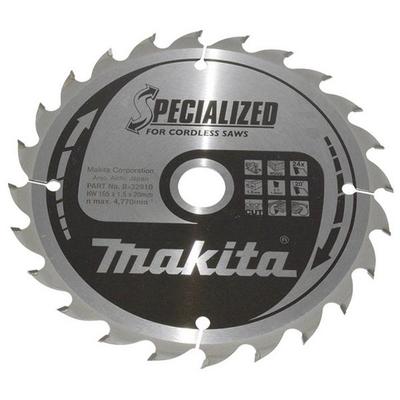 Makita SPECIALIZED B-32910 Hartmetall Kreissägeblatt 165 x 20 x 1 mm Zähneanzahl: 24 1 St.
