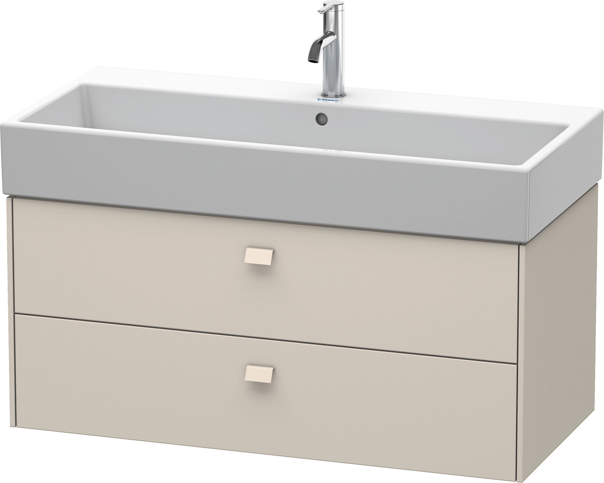 Brioso Duravit BR415609191 984x459mm, Taupe , 2 tiroirs