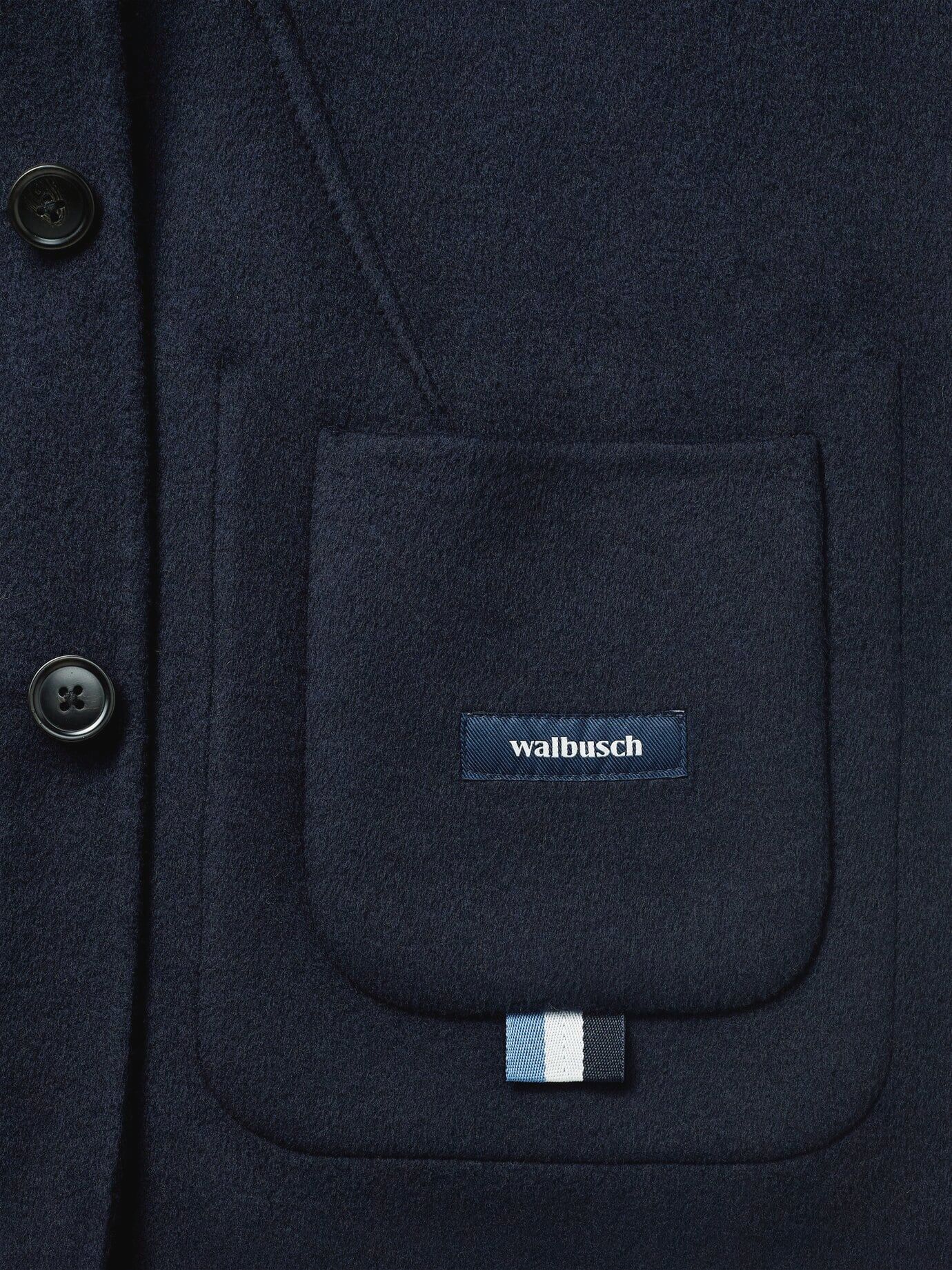 Walbusch Doubleface Sakko aus Wollmischung, Regular Fit, Farbe Blau, 25, ungefüttert aufwendig verarbeitet Herren