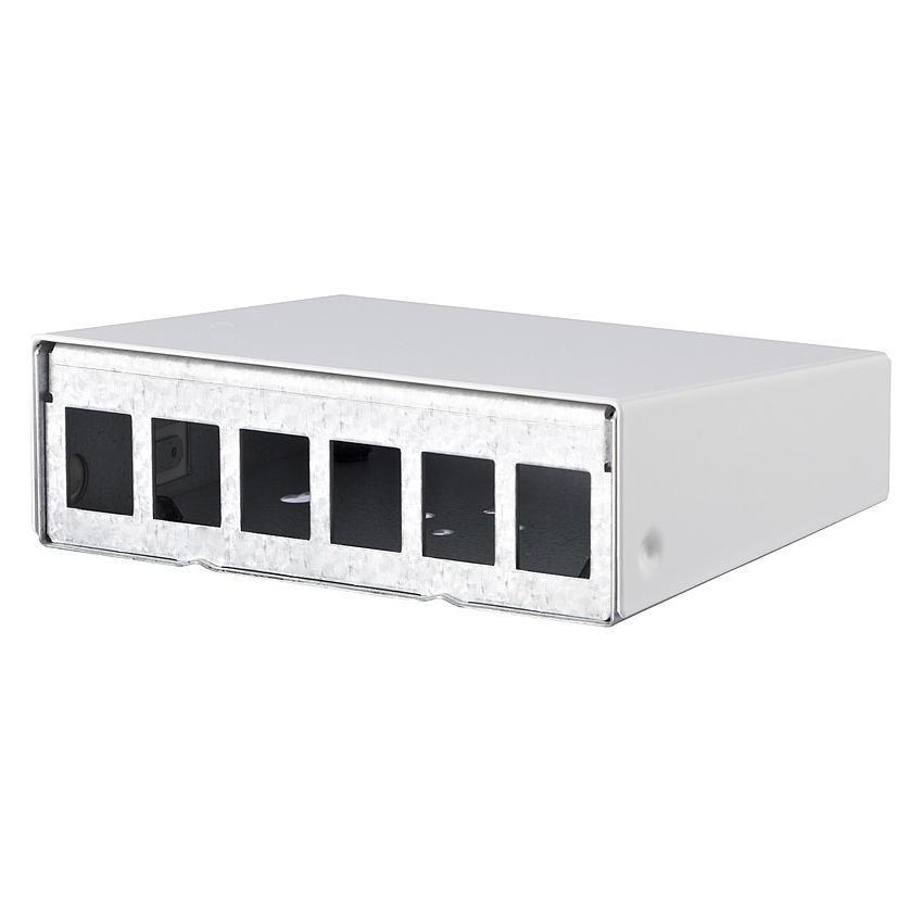 Metz Connect 130861-0602KE Keystone AP-Gehäuse 6 Port (130861-0602KE)