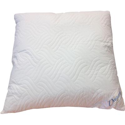 Microfaserkissen DREAMS "Prägo", weiß, B:80cm L:80cm, Bezug: 100% Polyester. Füllung: 100% Polyester, Kopfkissen
