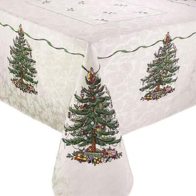 "Spode® Christmas Tree 60"" x 144"" Tablecloth"