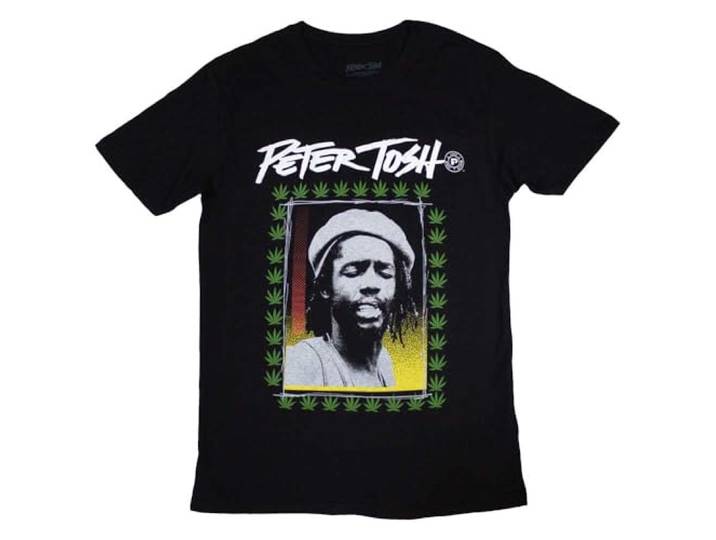 Peter Tosh Leaf Frame T Shirt L