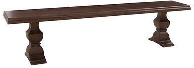 Andrews Dining Bench - Washed Walnut - Ballard Designs