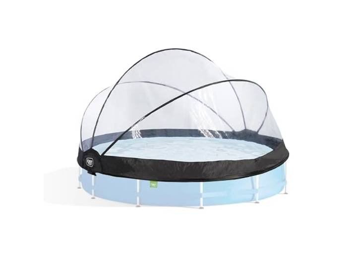 EXIT Toys Zwembad Overkapping ø366cm - Voor Intex/Bestway Zwembaden - Houdt het Water Warm en Schoon - Beschermt Tegen Wind en Vuil - Uitstekende Klantenservice - Universele Zwembad Dome