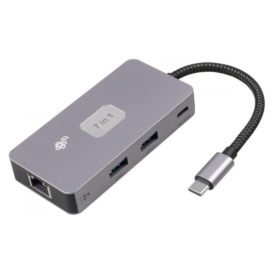 Lenovo Adapter HUB USB C (7 in 1) HDMI USB SD/TF RJ45 (2500 Mbps) PD (USB-C, 7 Ports) (AKTBXVA7W1UHPRJ)