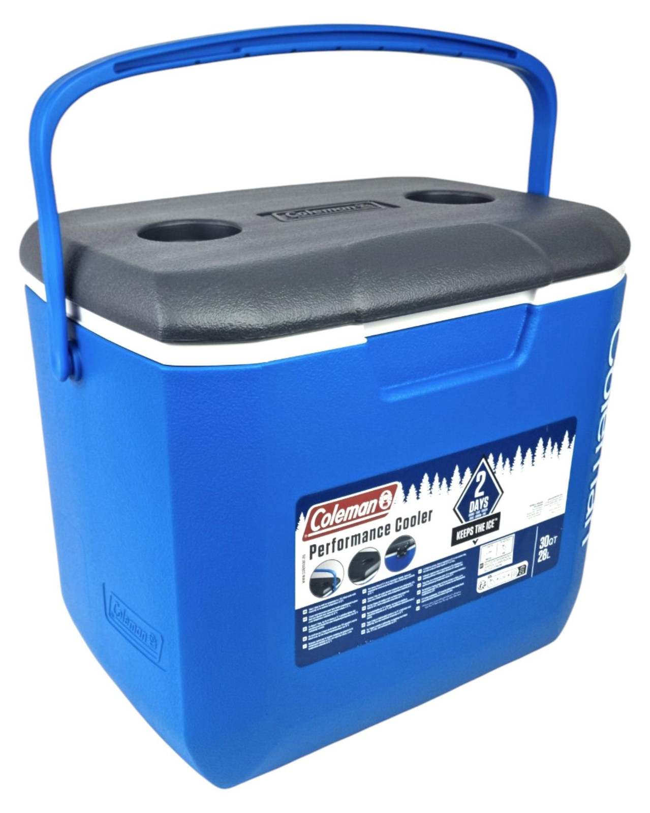 Coleman Performance Cooler Koelbox, 30 liter, blauw/grijs