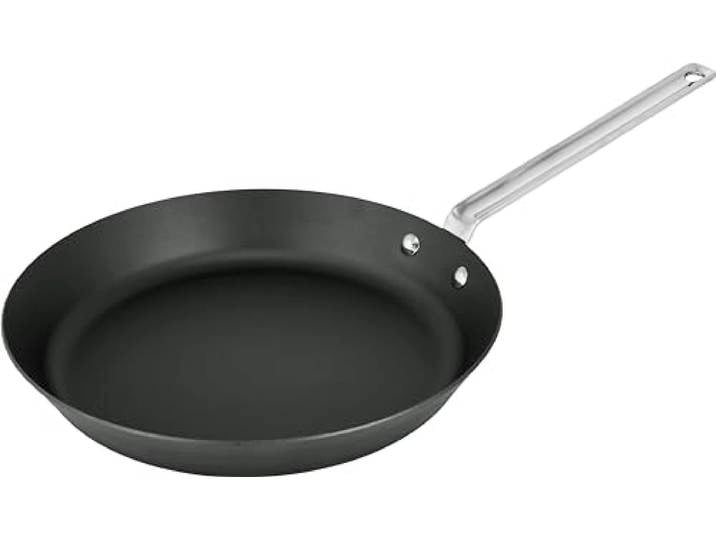 SCANPAN Black Iron Pfanne 30 cm, Kohlenstoffstahl, Hohe Hitze, PFAS-frei