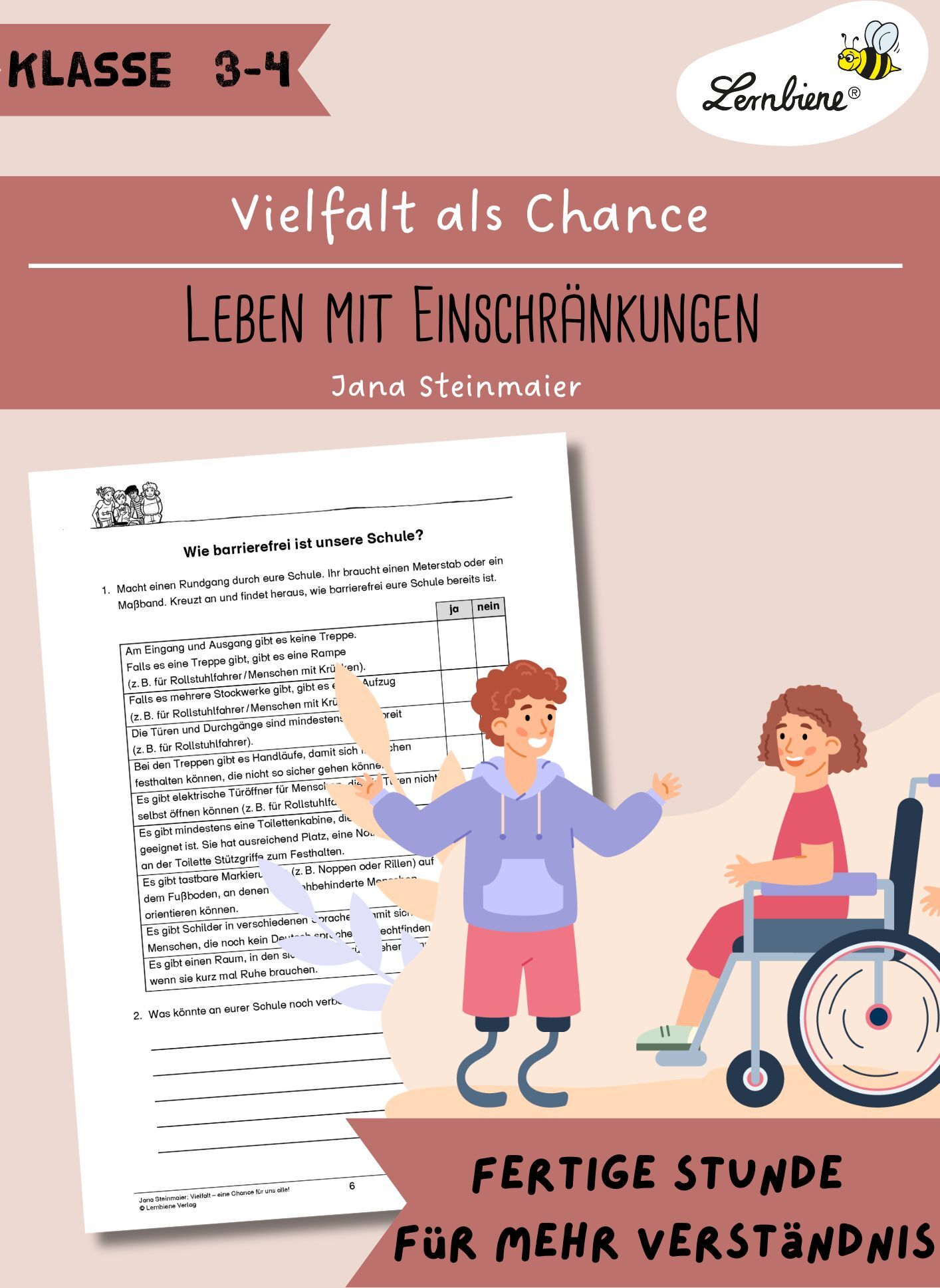 Lernbiene Leben mit Einschränkungen