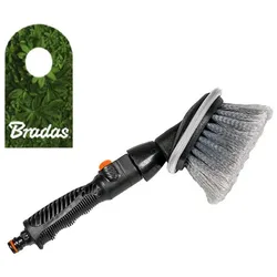 Waschbürste mit Wasserdurchlauf & Wasserflussschalter BRADAS ES2531