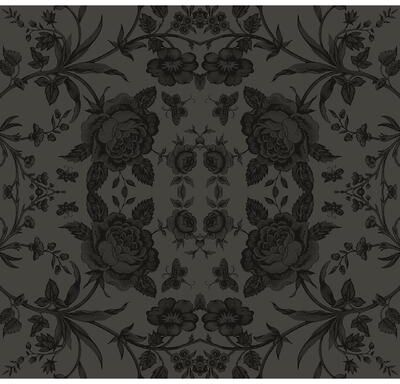 Seabrook Designs Keanna Rose Kaleidoscope Unpasted Wallpaper