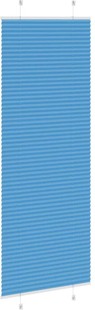 vidaXL Store plissé bleu 70x200 cm largeur du tissu 69,4 cm polyester