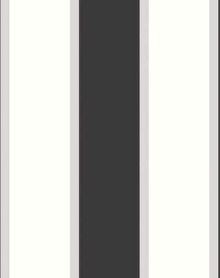Galerie Wallcoverings Smart Stripes 2 Formal Stripe Vinyl on Non-Woven Matte Wallpaper Roll