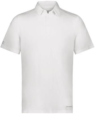 Holloway 222572 Electrify Polo Powered by Coolcore Shirt in White size 4XL   Polyester/Elastane