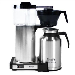 Moccamaster Kaffeemaschine CDT Grand, mit Thermoskanne, 1,8 Liter, 2200 Watt, silber poliert, bis zu 14 Tassen