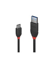 Lindy 0.5m USB 3.1 Typ A an C Kabel 3A Black Line Digital/Daten 0,5 m 3.0 Schwarz (36915)