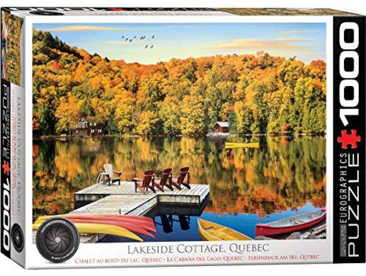 Lakeside Cottage, Quebec 1000-delige puzzel