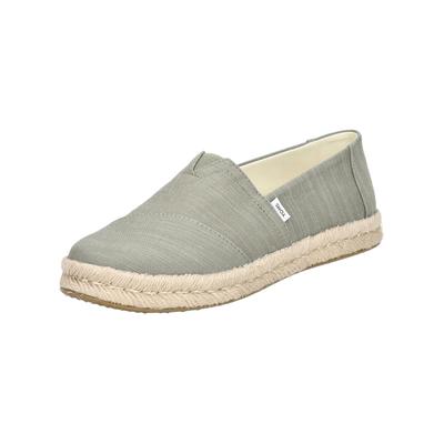 Espadrille TOMS "TOMS Halbschuhe Textil", Damen, Gr. 37, grün (olive), Textil, Schuhe Espadrille