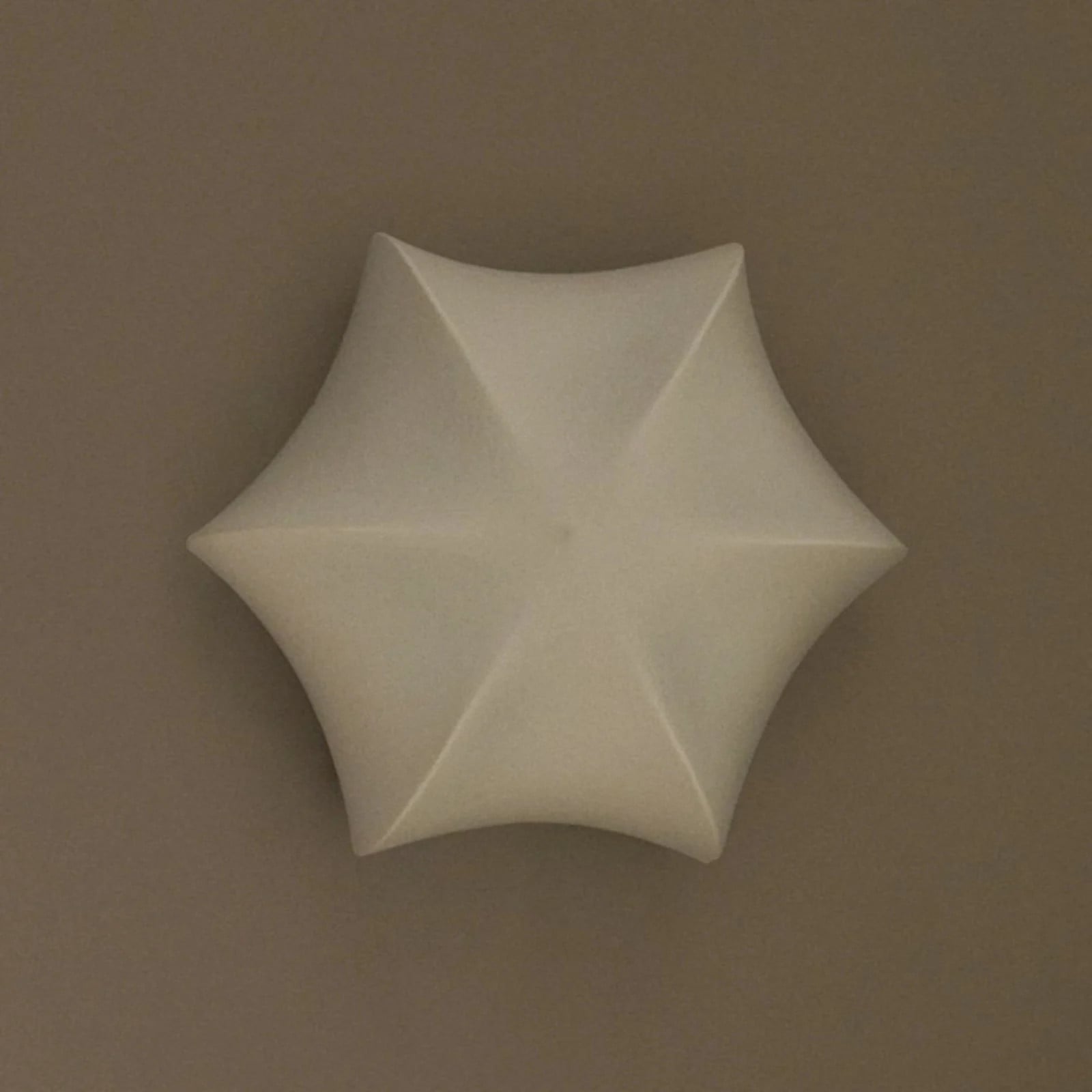 Ferm LIVING Poem wandlamp, wit, Ø 58 cm