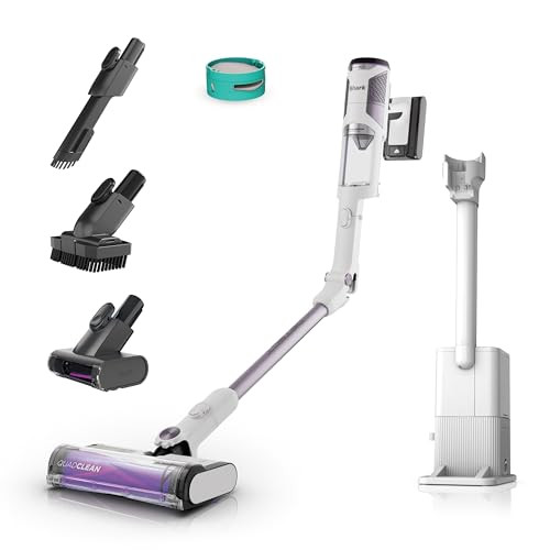 Shark Detect Clean & Empty snoerloze stofzuiger met oplaadstation, wit IW3613EUT