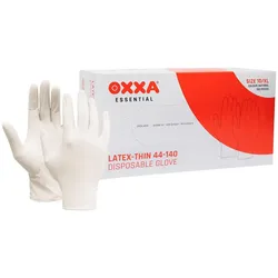 Latex Einweghands. Latex-Thin 44-140 100 Stk natur - 7 (S)