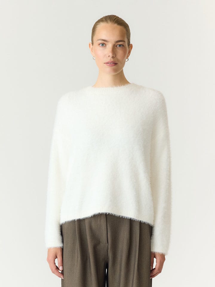 YAS Pullover in Weiß - S