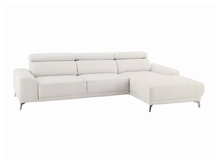 Ecksofa Lucio Basic Longchair Candy / Farbe: Nature / Material: Stoff Basic