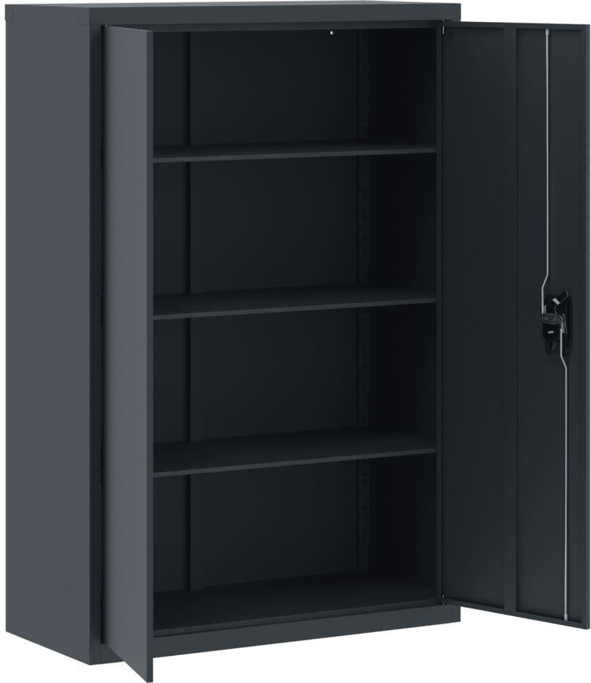 vidaXL Classeur anthracite 90x40x140 cm acier
