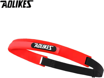 Inspire Curations AOLIKES Sports Head Sweatband Elastic Running Headband For Running, Cycling, Yoga & Fitness red