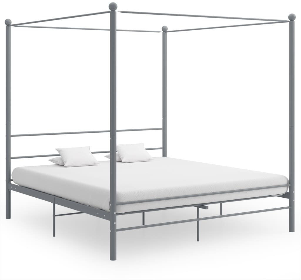 Ebern Designs Azeezah Bed Grey 260 x 220 cm