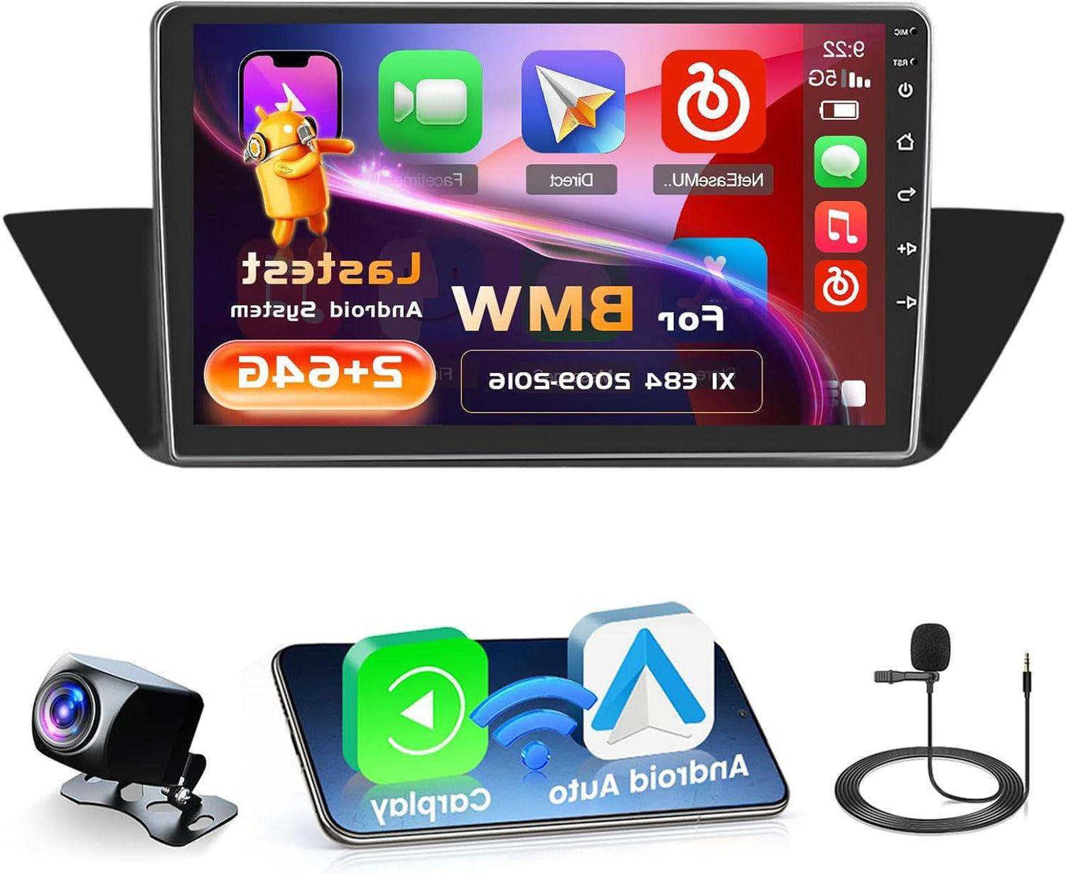 Selius Android Autoradio met 10 Inch Split-Screen, Android 13, Draadloze CarPlay, Android Auto en GPS