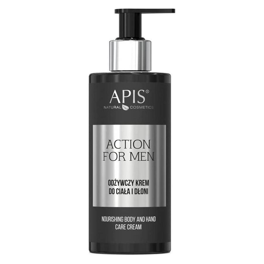 Apis Natural Cosmetics Apis - Action For Men nourishing body and hand cream 300ml (300 ml) (5901810003494)