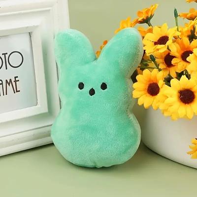 Uplift Treasures Easter Bunny Plush Dog Chew Toy green
