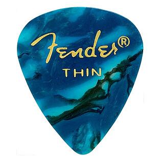 Fender Picks 351 thin/ocean turquoise 12 (46535570)