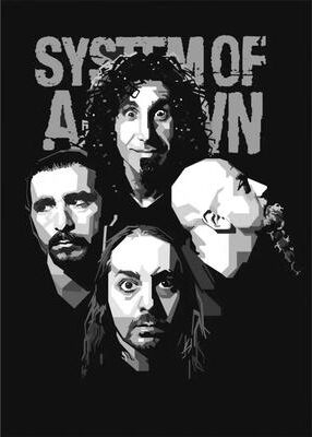 Inspired Living System Of A Down Poster Canvas Wall Art Music Album Print For Bedroom And Living Room 50x70cm Unframed 10
