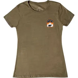 Traeger Animal Stack T-Shirt Grün M, Damen
