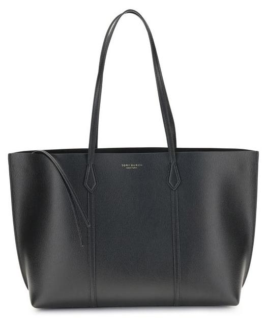 Tory Burch Handtasche aus Kalbsleder in Schwarz